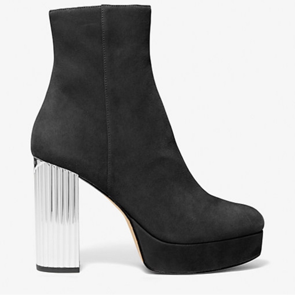 Michael Kors Porter Suede Platform Ankle Boots – 9 Brand New  (not outlet)